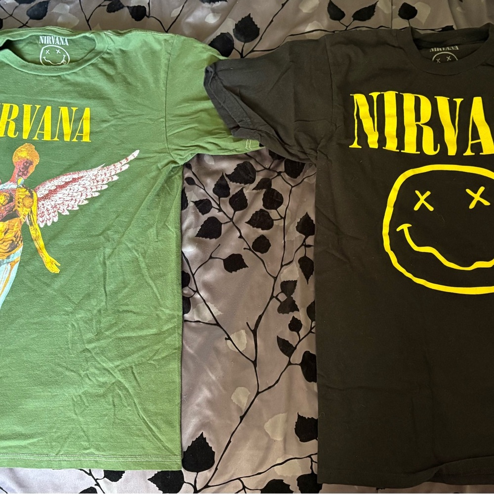 Nirvana Tee Shirts 
Lot of 2